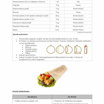 how to make tortillas with crispy chicken Example instruction - how to make Tortillas