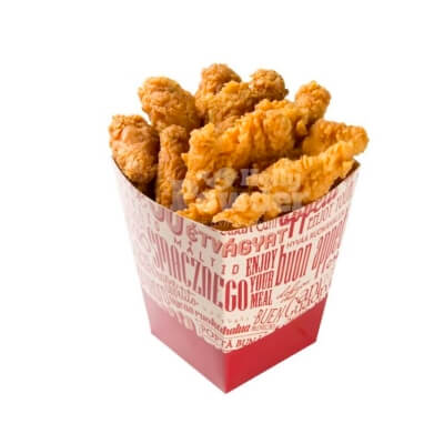 bucket with crispy chicken bucket with crispy chicken
