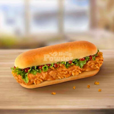 batter mix fried chicken sandwich
