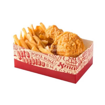 box with deep fried chicken box with deep fried chicken