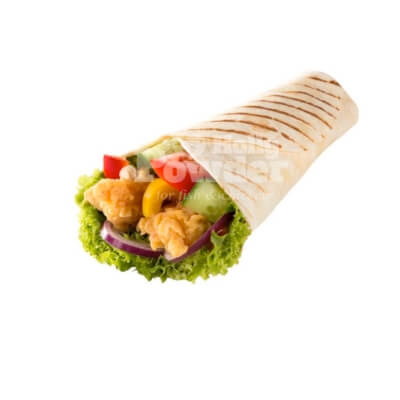 chicken wrap with breaded chicken chicken wrap with breaded chicken