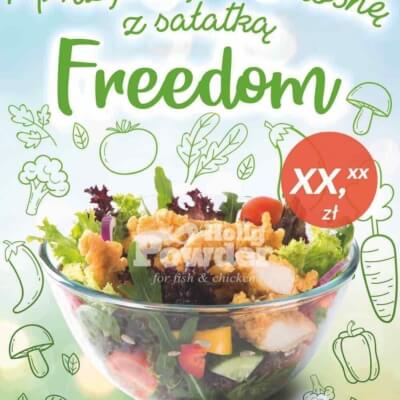 crunchy chicken salad poster