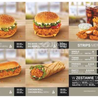 favourite chicken menu B2