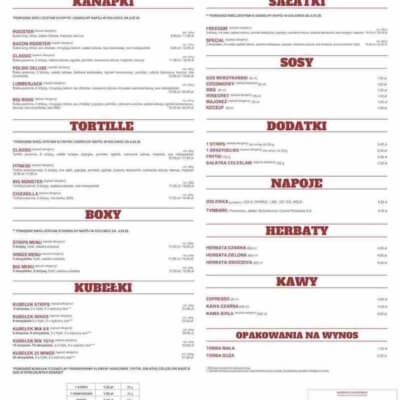 menu card X8 menu card X8