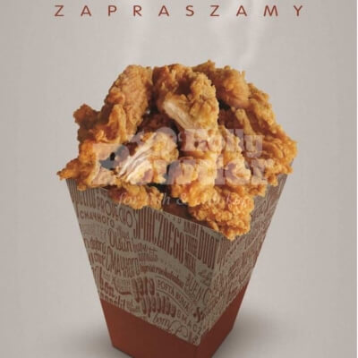 poster with crispy chicken T3 poster with crispy chicken T3