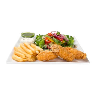 salad with hot wings kfc style salad with hot wings a'la kfc