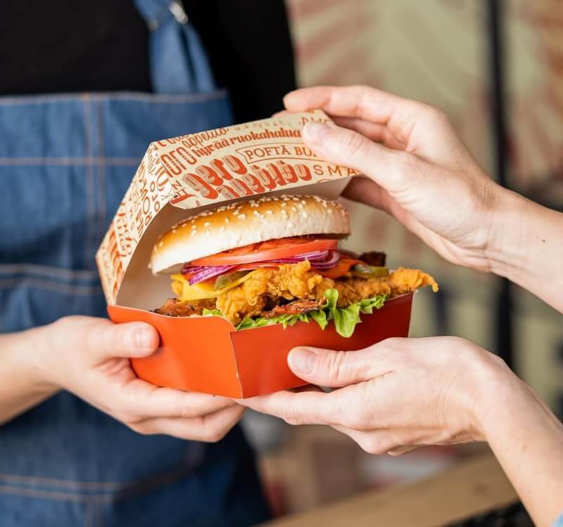 box for hamburgers burger box