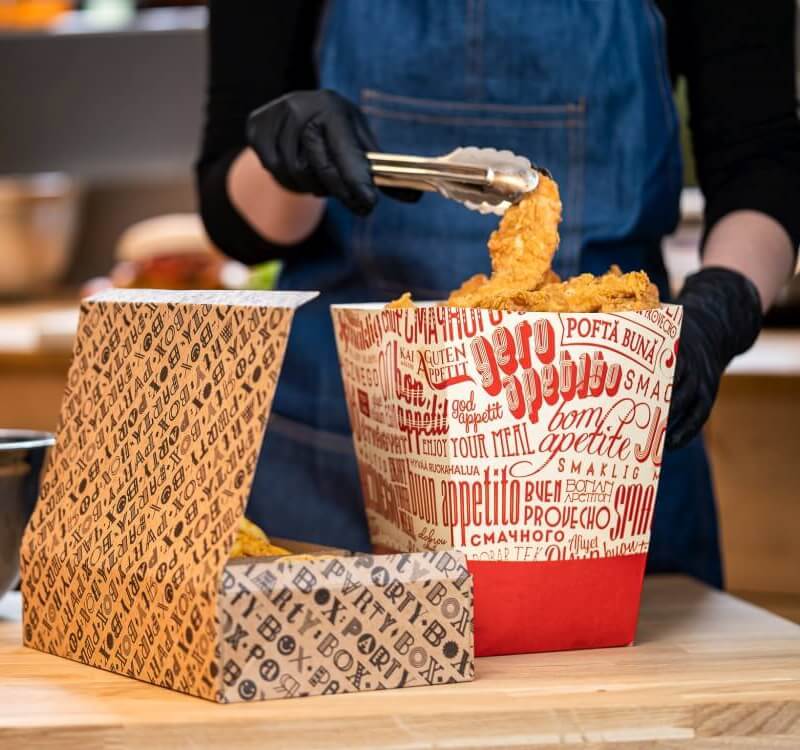 fried chicken containers
