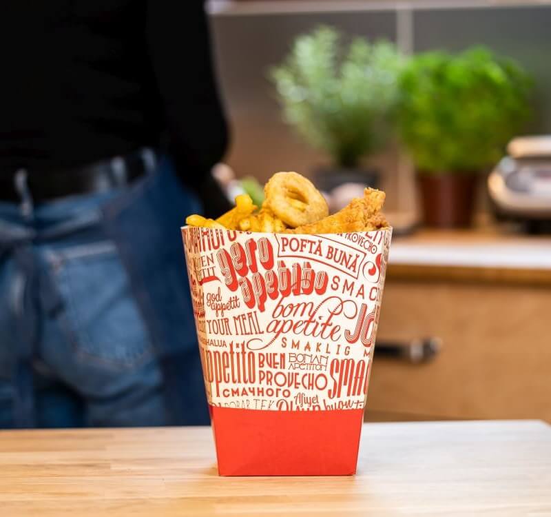 chicken bucket packaging